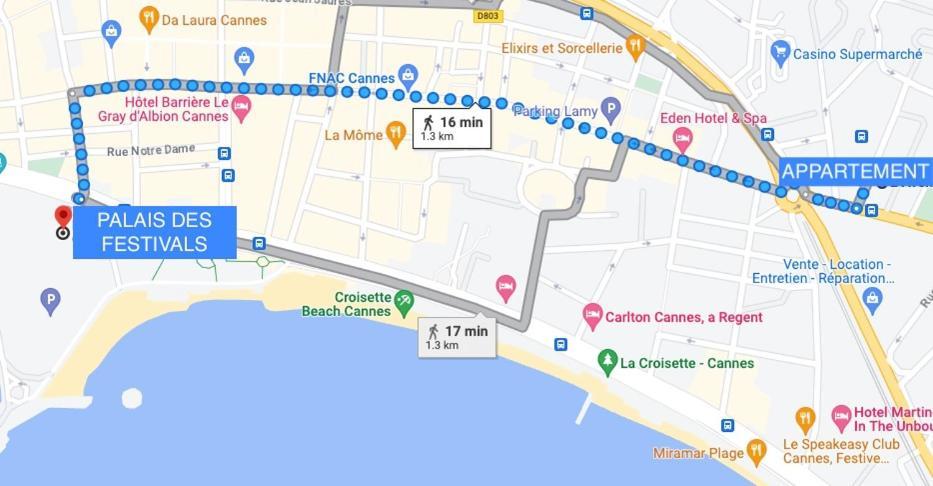 Apartamento Belle Terrasse Pres Du Martinez Et Des Plages! *